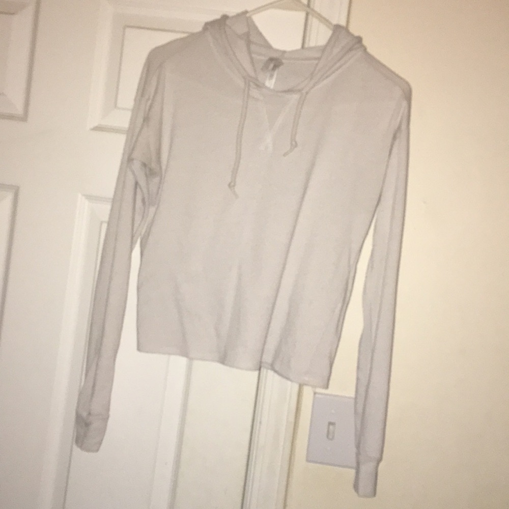 white hoodie
